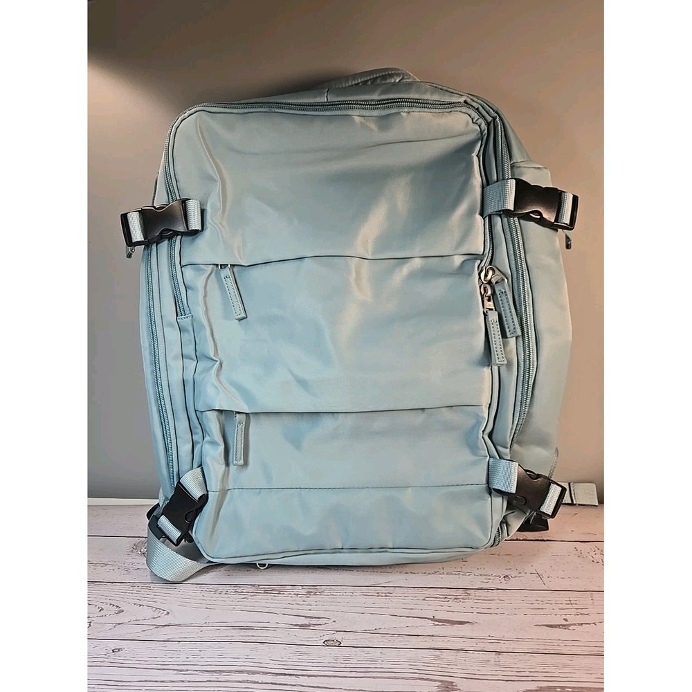 COMPUTER BACKPACK TSA APPROVED TRAVEL HIKING SPORTS WATERPROOF SEAFOAM GREEN NEW